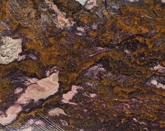 Lavenders Browns n Tans Indian (também conhecido como Horse) Cobertor Jasper Slab RS580