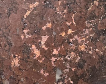 Placa de minério de cobre nativo RS1386