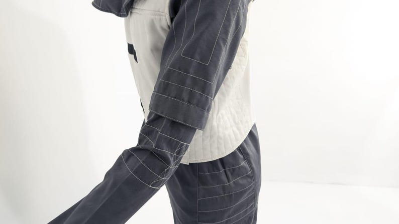 Kostium lotniczy Death Watch inspirowany Mandalorianinem | 3-częściowy zestaw wyposażenia łowcy nagród zdjęcie 8