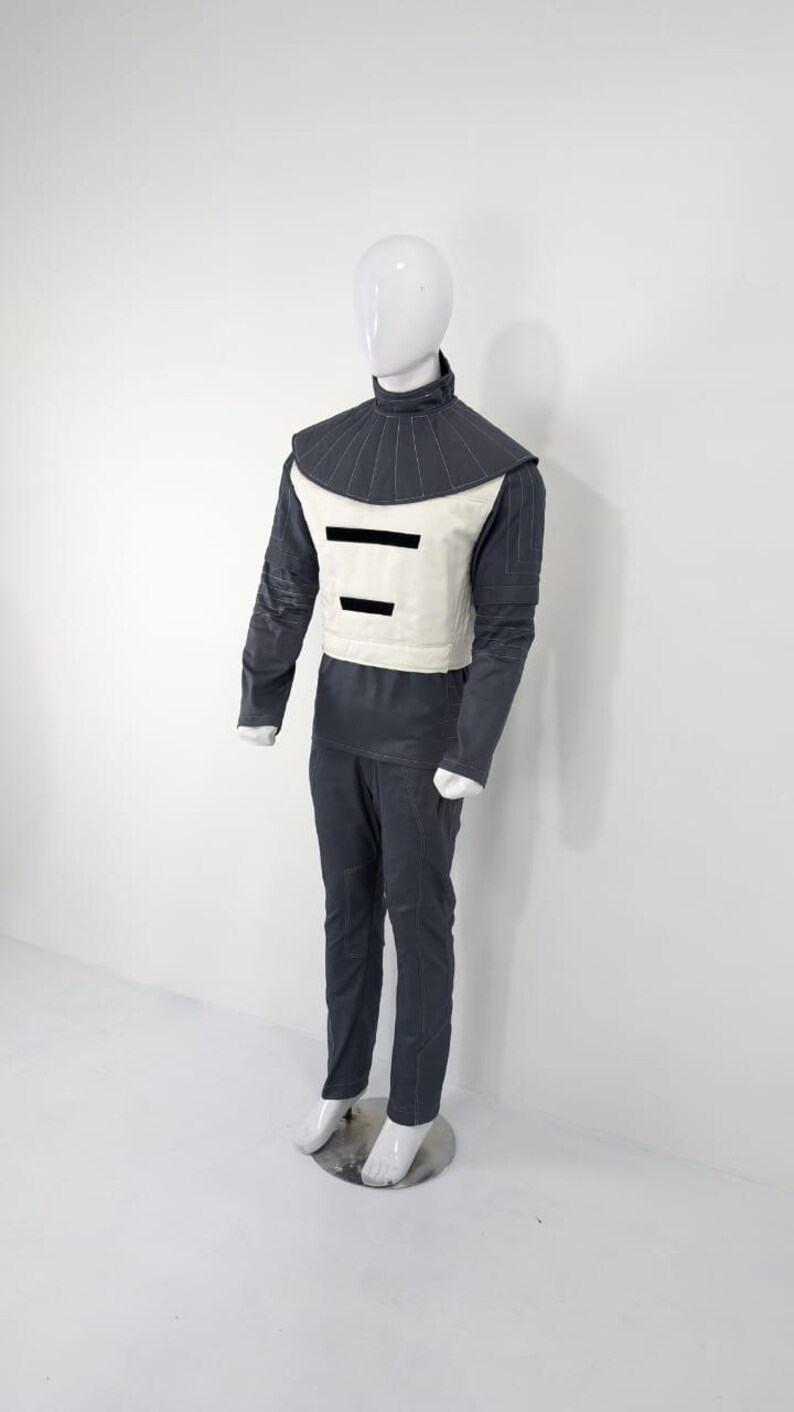 Kostium lotniczy Death Watch inspirowany Mandalorianinem | 3-częściowy zestaw wyposażenia łowcy nagród zdjęcie 7