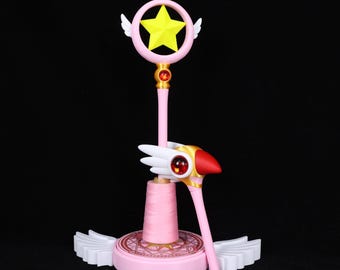 Yarn Holder Yarn Spinner Stand 3D Printed Knitting Crochet Accessory Yarn Organizer Detachable Base Craft Tool Gift for Knitters Tangle Free