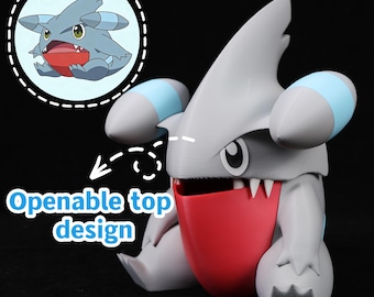 Cute Chubby Dragon Desktop Organizer 3D Printed PLA Mini Trash Can Open Mouth Storage Box Removable Bottom Gamer Desk Decor Gift