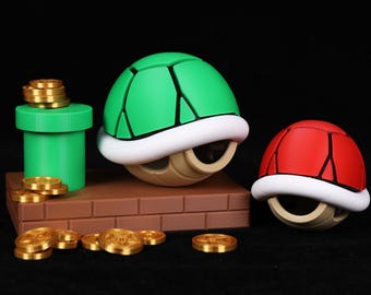 Colorful 3D Printed Desk Decor Set PLA Tabletop Ornament Coin Storage Container Shelf Display Gamer Room Decor Gift