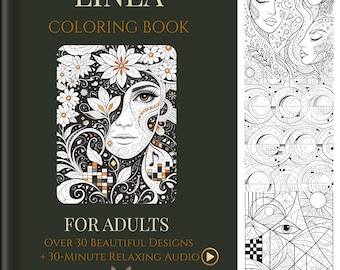 Abstract Coloring Book for Adults | Relaxing Art Therapy (Printable & Digital)
