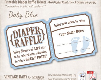 Diaper Raffle Prize Etsy