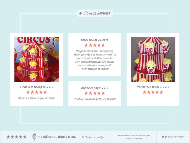 INSTANT DOWNLOAD Printable Popcorn Cupcake Wrappers Liners Etsy