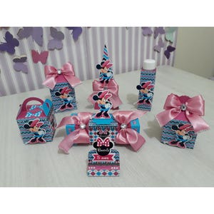 Personalized Minnie Birthday Party Package - Editable Minnie Birthday Bundle - Printable Minnie Birthday Party Kit
