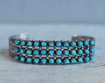 Vintage Native American Turquoise Cuff