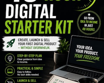 Kit de démarrage de produit numérique 48 heures | Guide du débutant PDF
