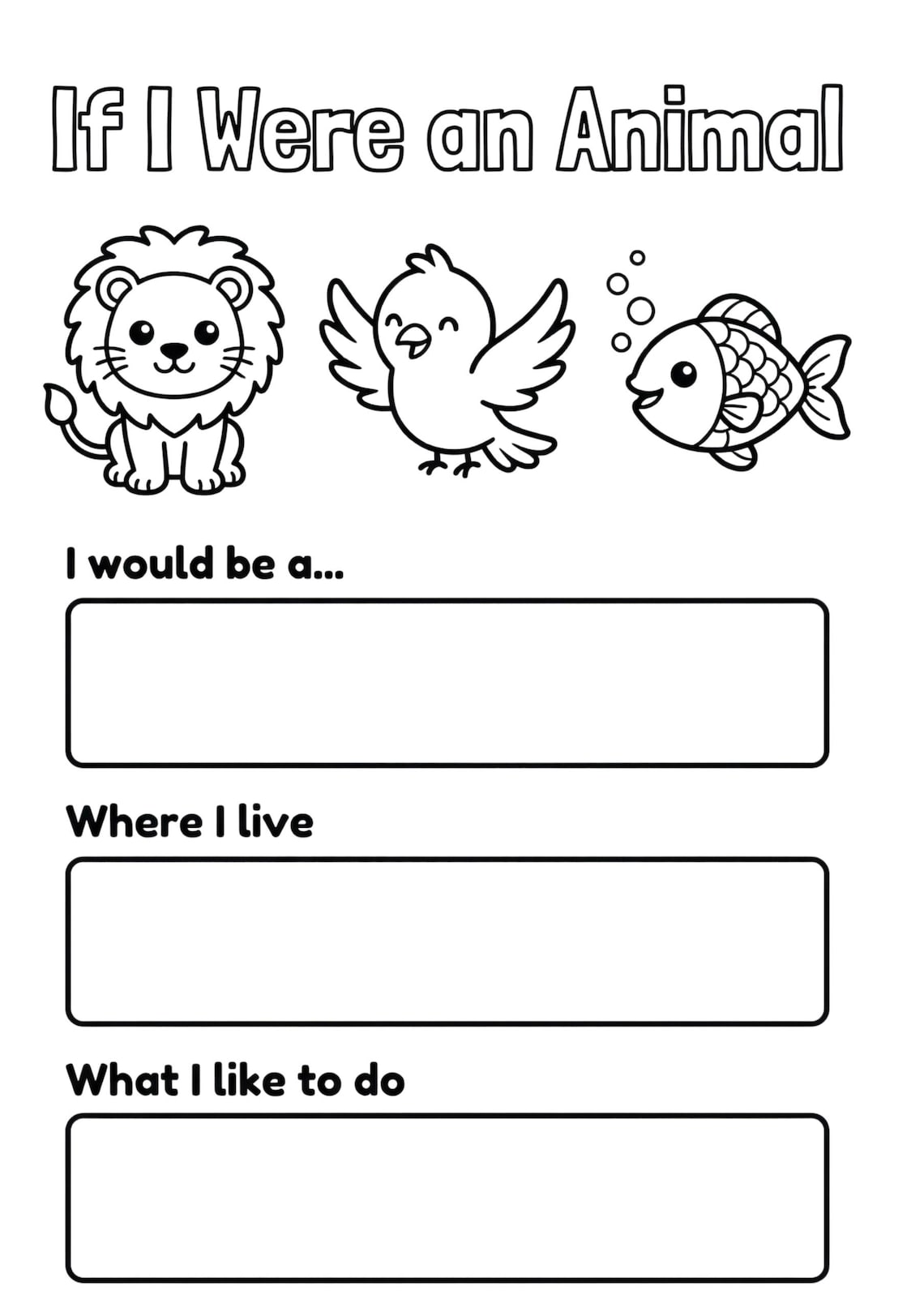 Kids Imagination Worksheet Bundle | Creative Writing Prompts (PDF ...