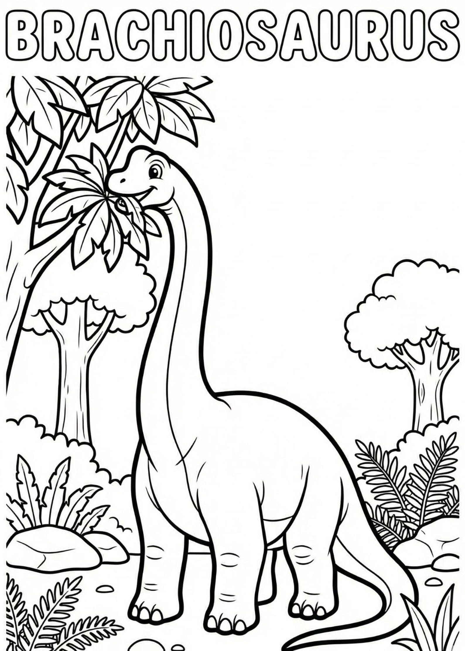 Dinosaur Coloring Pages for Kids | Preschool Printable (A4) - Etsy