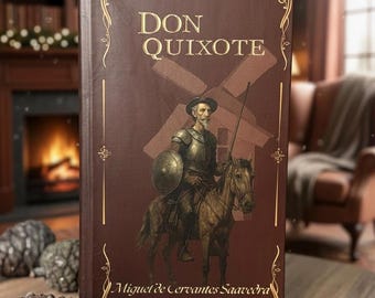 Don Quixote Chocolate Library. Handmade Mini Chocolate Book Set for Literature Lovers. Christmas gift