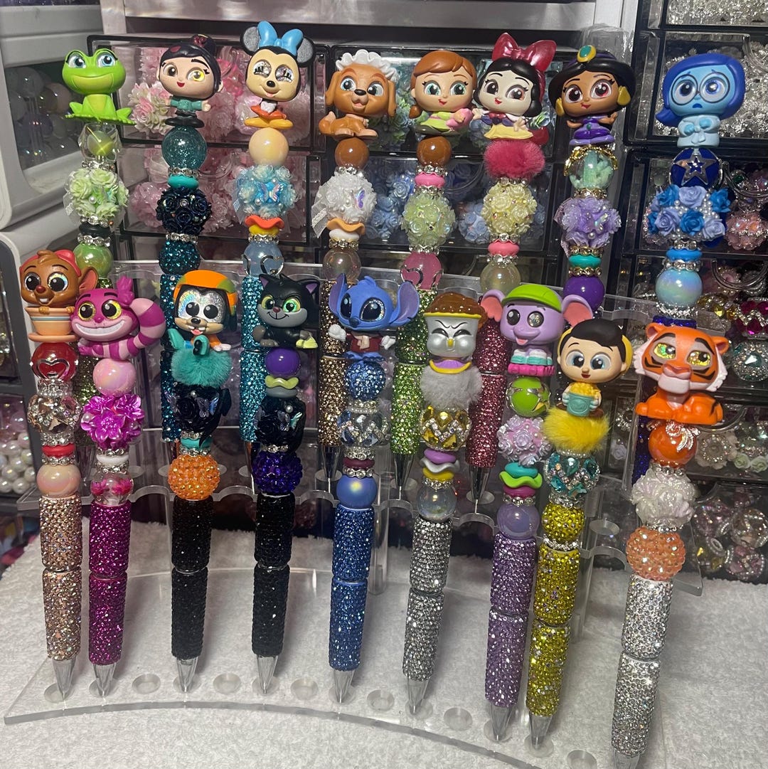 Cartoon Rhinestone Pen Dorable Rhinestone Pens - Etsy