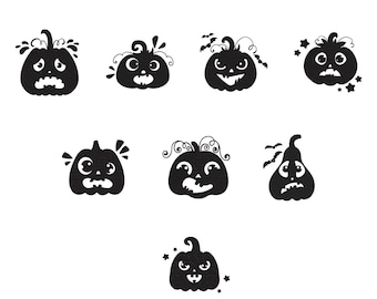 Pumpkin Embroidery Design, Fall Halloween Decor, 6 Sizes, EMB Files Included - Instant Download