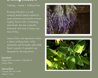 Evening Meadow - Loose leaf tea.
