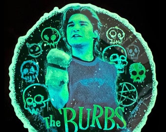 THE BURBS Ricky Butler Punk Sticker Glow In The Dark Vinyl Edition Corey Feldman Comedy Horror