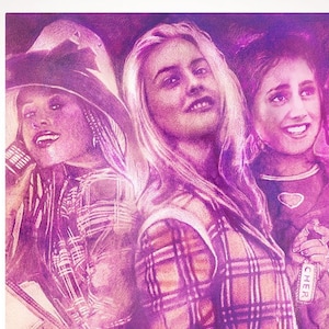 CLUELESS Alternative Movie Poster  10&quot; x 17&quot; Limited Edition Art Print Clueless Alicia Silverstone Amy Heckerling Cher Horowitz As If