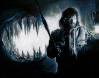 THE THING MacReady's Madness 13"x 19" Art Print John Carpenter The Thing Classic Horror Movie Monster