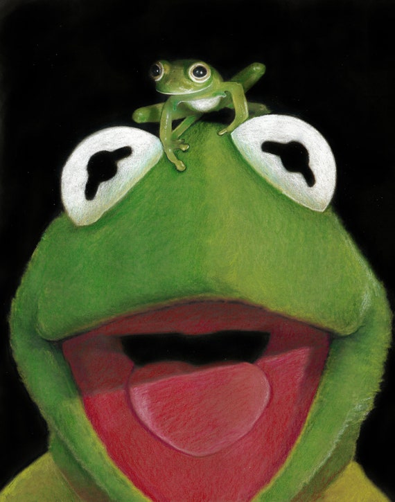 KERMIT SHEET!! DAMNGOOD ダムグッド Kermit the Frog Blotter Art Sheet - Blotterstore.com – Blotter Store