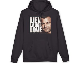 Sweat à capuche Liev Laugh Love | Sweat à capuche épais unisexe, tailles XS-3XL