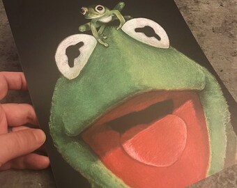 KERMIT AND FROG 8 1/2