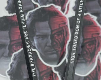 Coffret The Dark Half (2 crayons et un autocollant) Stephen King adaptation film d'horreur George A. Romero