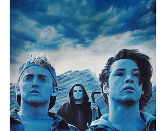 Bill and Ted’s Bogus Journey Giclee Art Print 12” x 17.25” Signed And Numbered