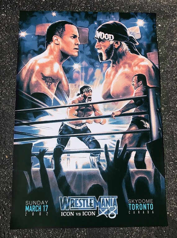 WRESTLEMANIA X8 (18) Icon Vs Icon the Rock Vs Hulk Hogan