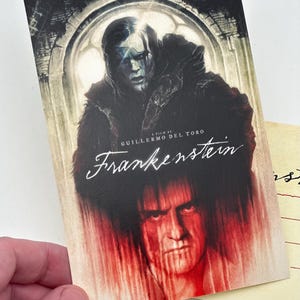 Frankenstein 2025 Art Print Postcard 4”x6” double sided Gothic Victor Guillermo Del Toro image 7