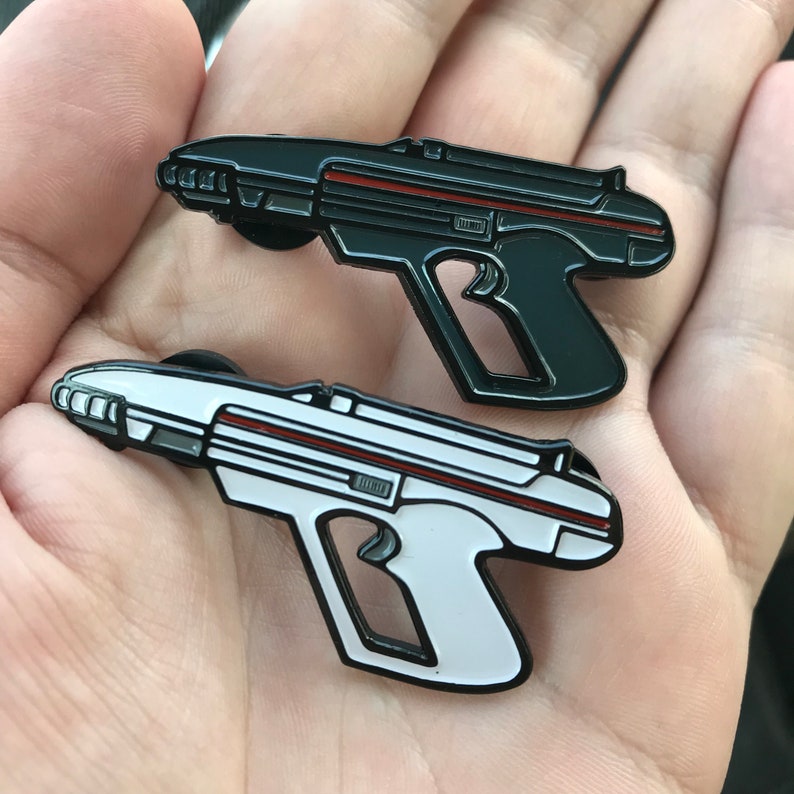 LAZER TAG Lazer Blaster Soft Enamel Pin (Regular color way) Limited Edition by Nathan Anderson (NAARRT) image 3