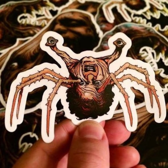 The Thing Creature Sticker Set 3 Full Color Stickers John Etsy