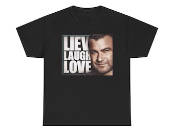 -shirt Liev Laugh Love | T-shirt unisexe en coton épais Gildan, tailles S-5XL