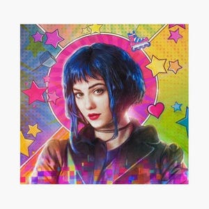 Ramona Flowers 8”x”8 Giclee Prints Inspired by Scott Pilgrim Vs The World. Limited Edition Signed and Numbered.