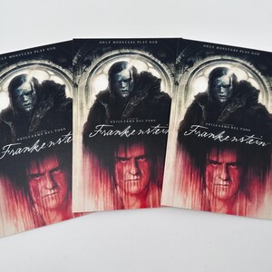 Frankenstein 2025 Art Print Postcard 4”x6” double sided Gothic Victor Guillermo Del Toro image 5