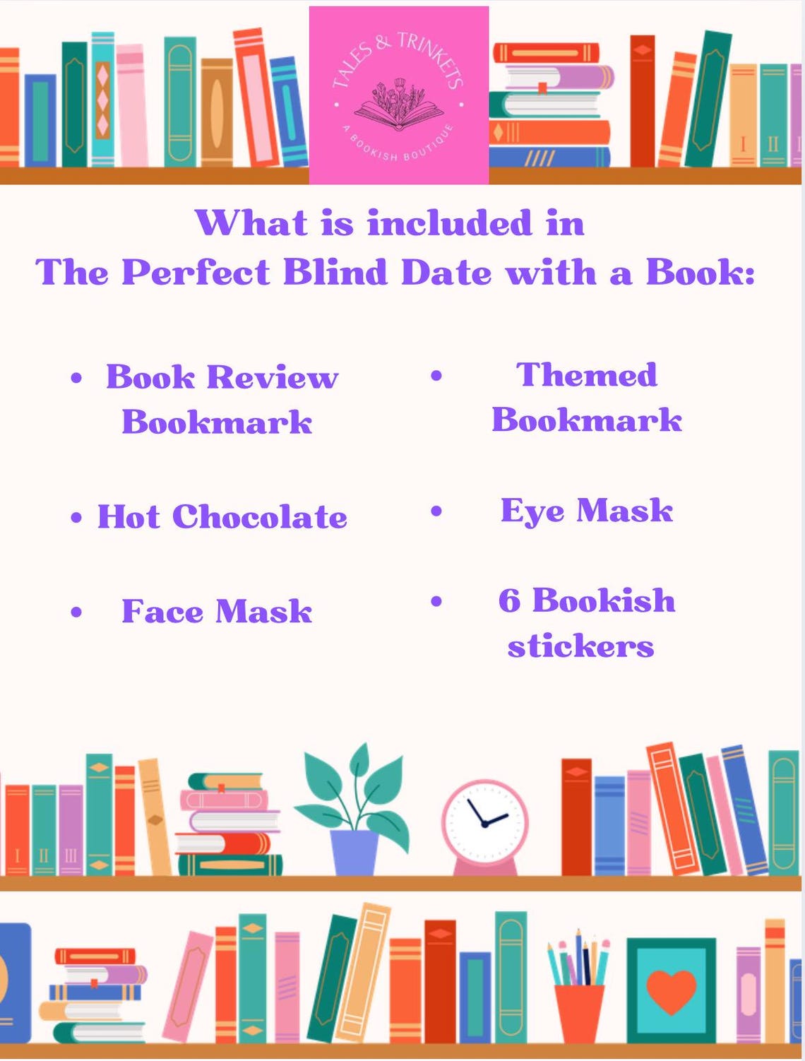 The Perfect Blind Date With a Bookromance Etsy