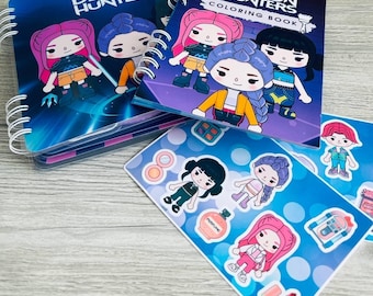 Kpop Dämonenjäger Beschäftigt Buch | Kpop Dämonenjäger Quiet Buch | Dämonenjägerin Kpop Spielzeug | Dämonenjäger Kleinkind beschäftigten Buch | Kpop Kinderaktivität