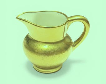 Packard rose and daisy pattern creamer 24k embellishment