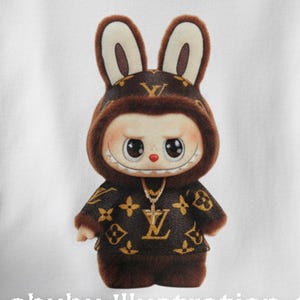 Labubu Illustration 4K 300 DPI · Sharp Details Printable Art · Luxury Clipart for T-Shirts & Apparel · POD Ready - Png transparent