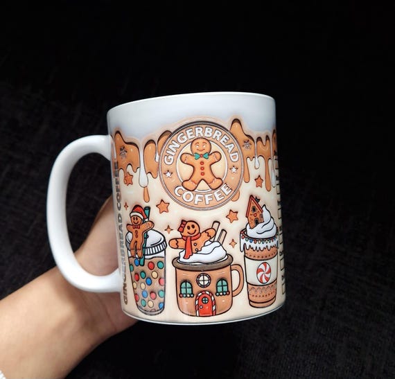Gingerbread Christmas mug