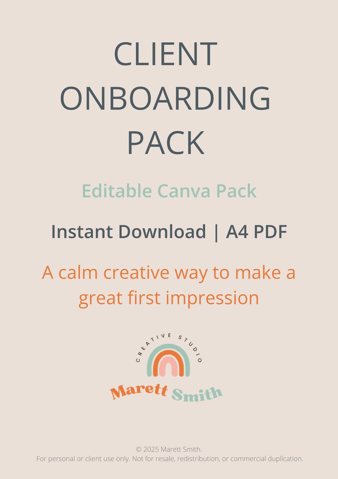Client Onboarding Pack | Editable Canva Template | - Etsy