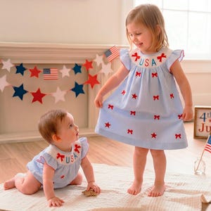 Baby 4th of July Girl Dress - Etsy