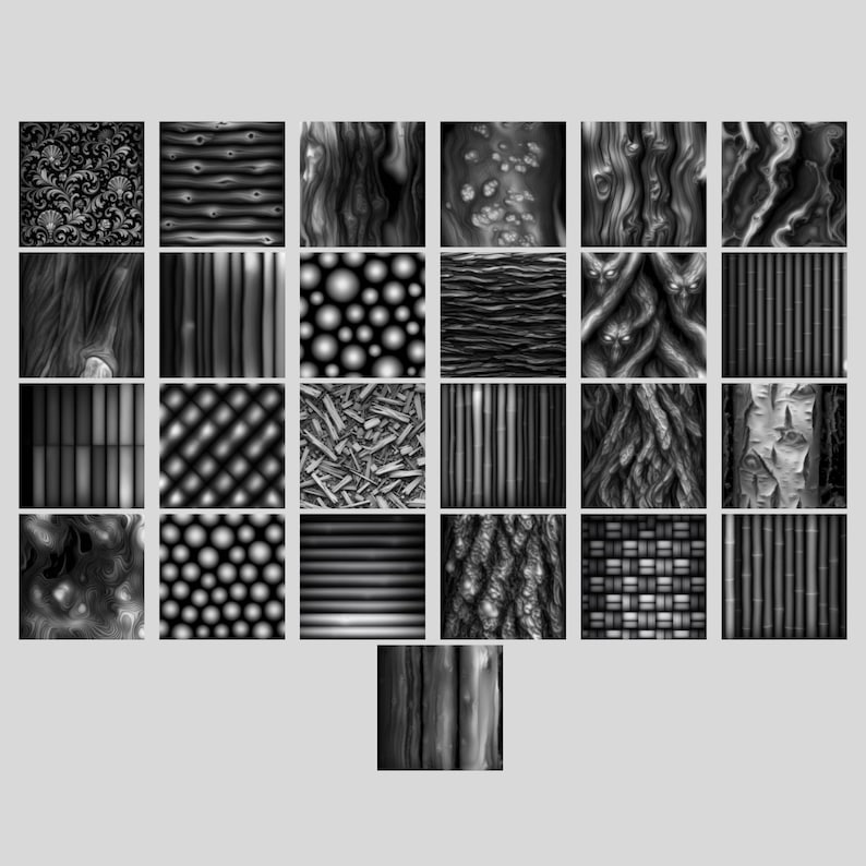 83 Wood Depth Maps for CNC Laser Engraving | 3D Displacement Textures ...