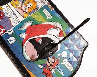 Super Mario Coat Rack, featuring Mario, Luigi, Princess Peach and Birdo Wooden Nintendo Comic Book coatrack, Nintendo Decor, Coat Hanger