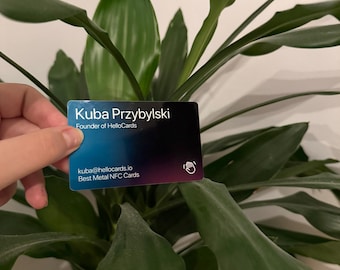 Metal NFC Business Card