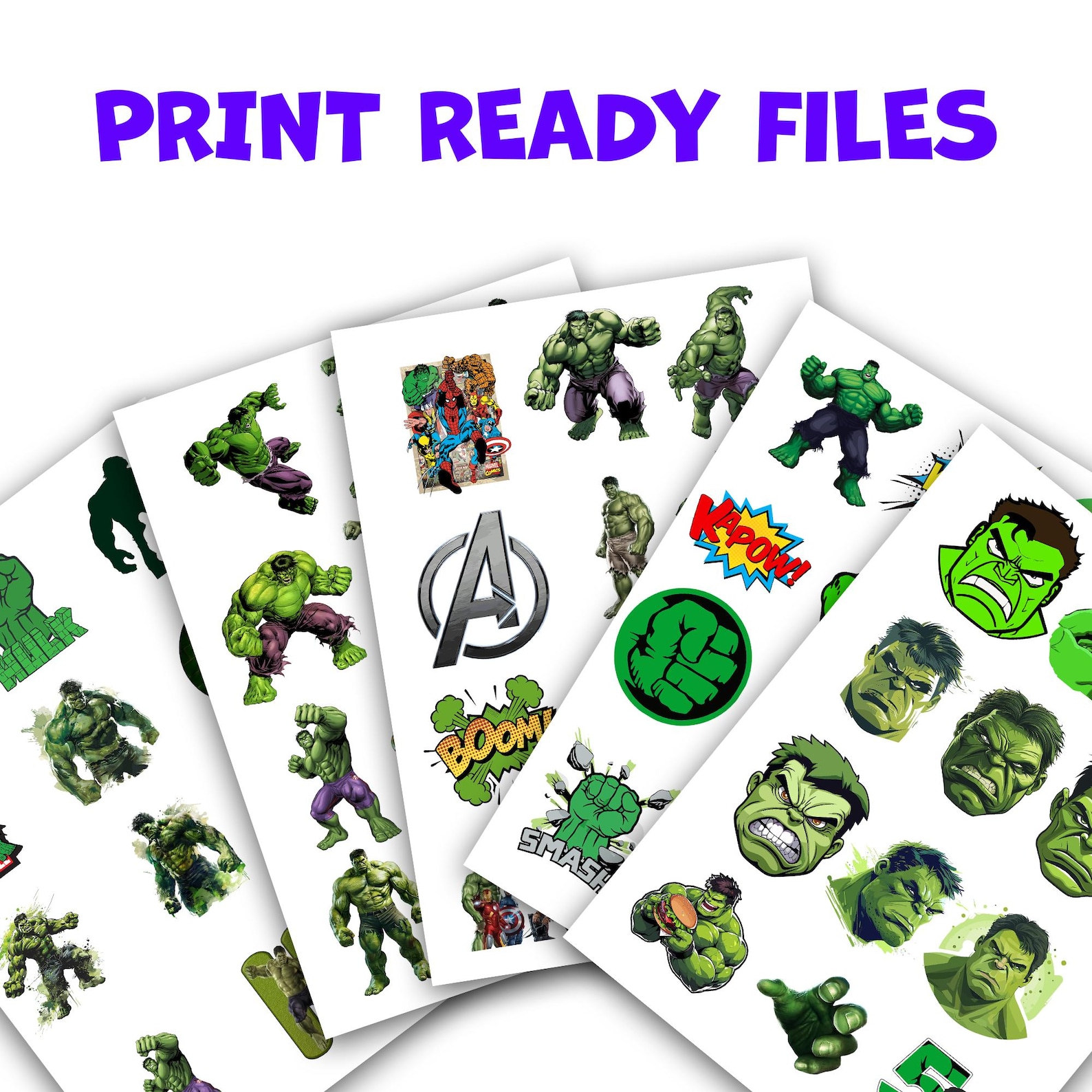 Hulk Letters Design Hulk Png and Svg Clipart Design - Alphabet Letters, Printable File ...