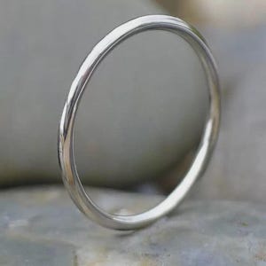 Solid 4mm Rounded Plain Heavy Bangle Bracelet 925 sterling silver  Mens Jewelry