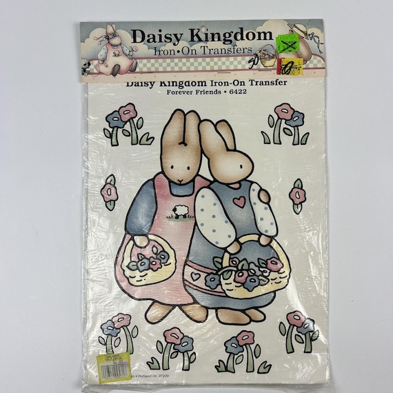 Vintage 1990 Daisy Kingdom Meadow Cousins Iron On Transfers