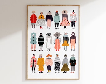 Stay Warm   Giclée Fine Art Print Illustration