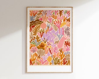 Exuberant Foliage Giclee Fine Art Print Illustration