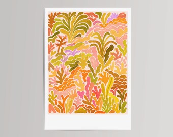 Exuberant Foliage 4 Print